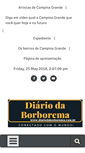 Mobile Screenshot of diariodaborborema.com.br